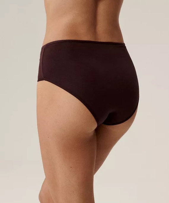 3CLP-011/Z25 Maxi Chiloți damă Atlantic bej-vin-violet – bumbac, 3 buc.