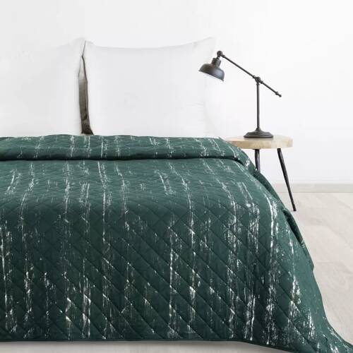 Blink 1 cuvertură de pat decorativă Design91 verde închis/argintiu
