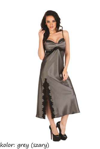 926 Kleoree Cămașă de noapte lungă De Lafense - gri