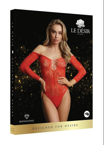 Body DCH004 Le Désir sexy cu cristale și plasă