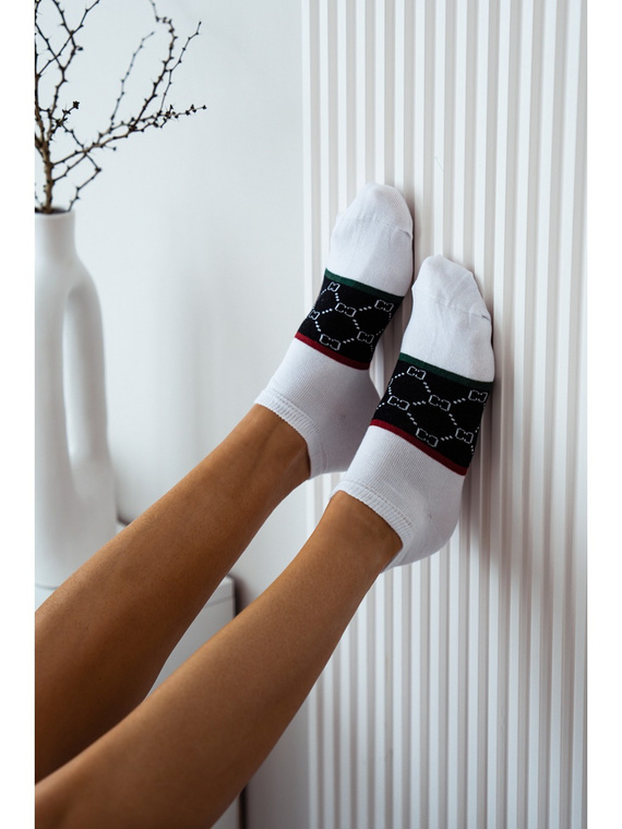 1146-005 CC cu bretele late Milena picioare femei - alb