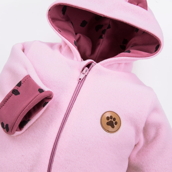 Costum din lână Run & Fun Eevi - roz