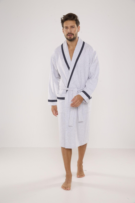 564 Halat pentru bărbați Bruno De Lafense - melange deschis 