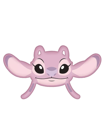 Perna in forma de Lilo si Stitch Jerry Fabrics roz