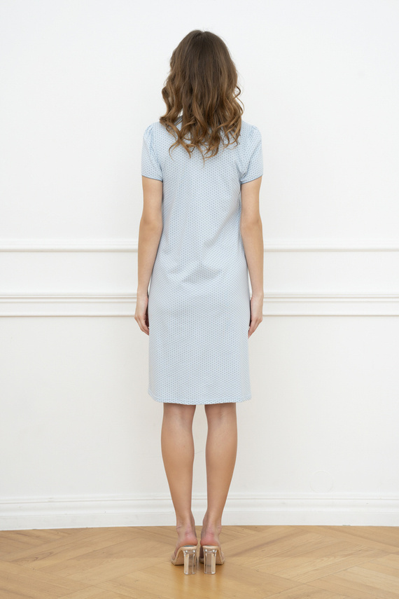 Felicita Nightdress Italian Fashion - albastru