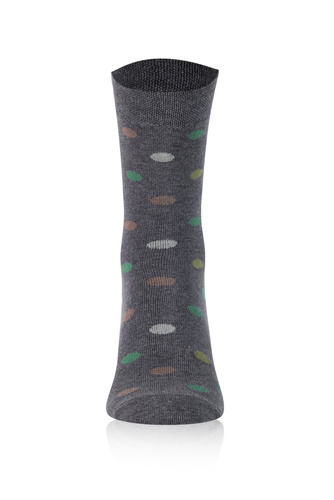 M21 Șosete lungi pentru bărbați Italian Fashion - c.melange/verde 