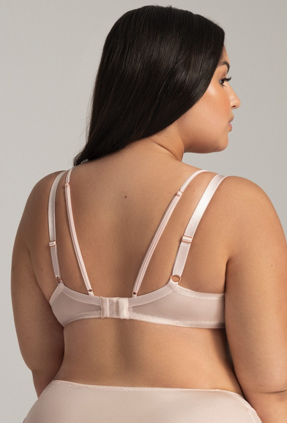 2164 Soft Ava Bra Powder – Sutien moale cu dantelă și armătură