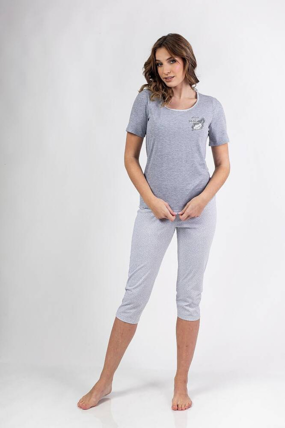 687 Pijamale dama Regina - gri