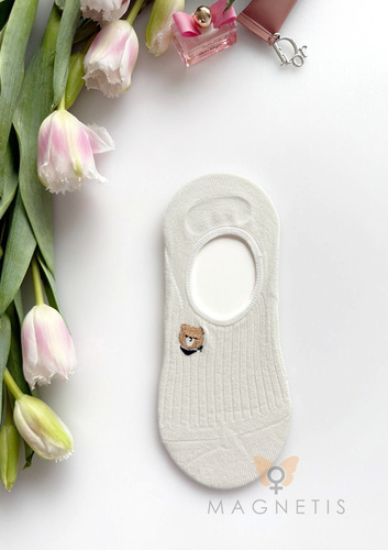 Șosete balerini damă YN-251131 Magnetis – viscoză cu silicon la călcâi