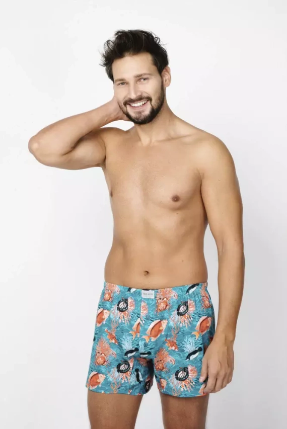 Boxeri Ocean pentru bărbați Italian Fashion - print
