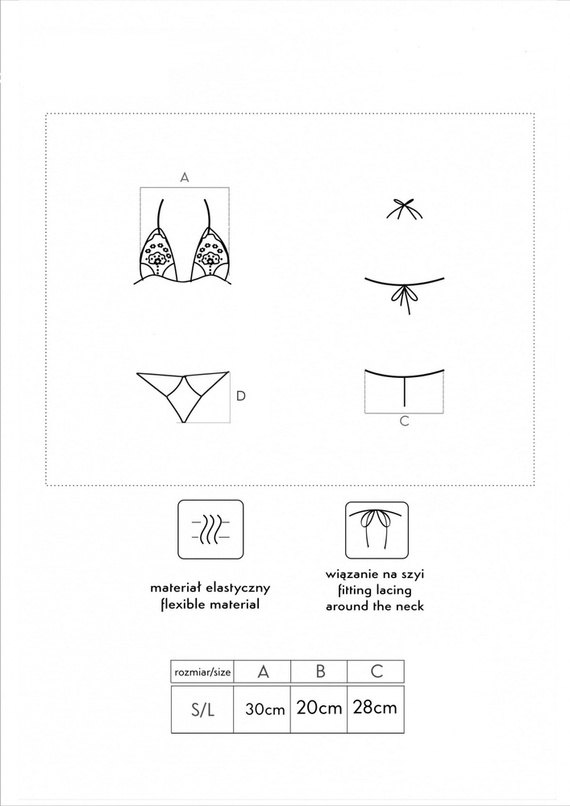 Jimena Black Komplet damski LivCo Corsetti Fashion  