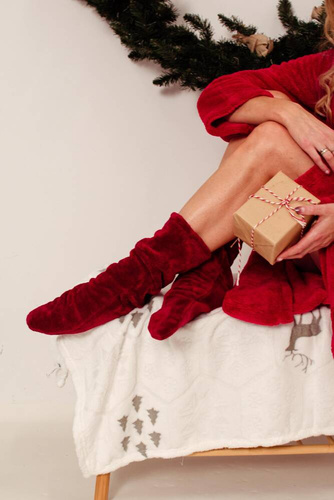 553/554 Șosete de somn Wellsoft Smooth De Lafense - maro