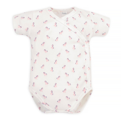 Body Lovely Day Plic cu mâneci scurte Pinocchio - cai ecru