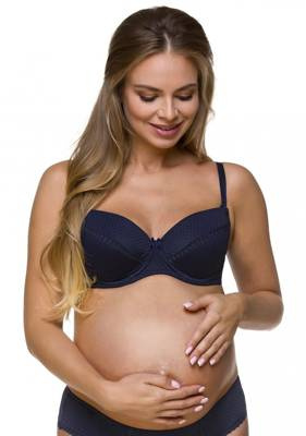 1732 Sutien de alăptare LUPOLINE - albastru marin