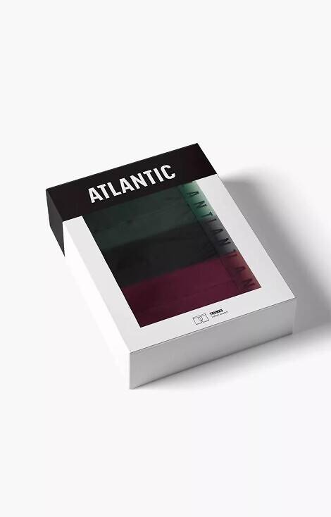 Boxer bărbați 3MH-195 Atlantic - bleumarin-gri