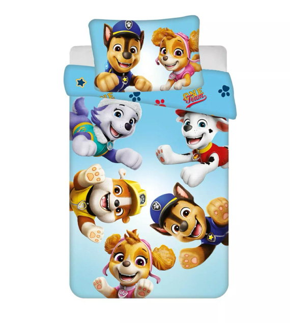 Jerry Fabrics Lenjerie de pat din bumbac Paw Patrol PP650 100x135 40x60 Bumbac