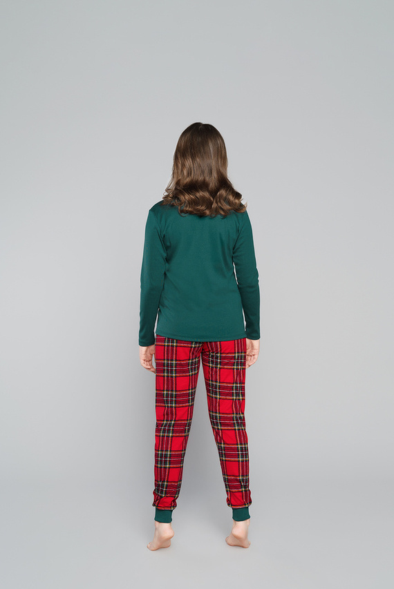 Moș Crăciun Pijama fete Italian Fashion- verde