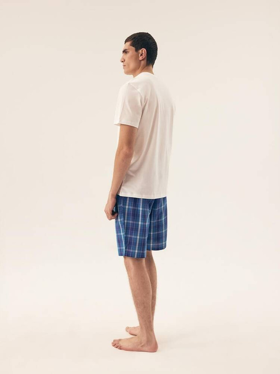 42616 Pijama Henderson premium pentru bărbați Dock - albă