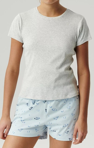 NLP-490/01 ​​Pijama Atlantic pentru femei - albastru