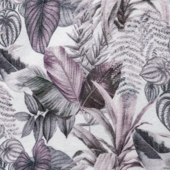 Davos 2 Cuvertura de pat frunze Eurofirany mov gri