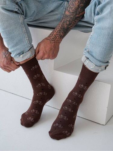 0125-107 Biciclete Mici Sosete Barbati Milena - maro