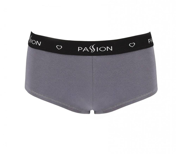 PS013 Figi szorty damskie Passion ciemny szary