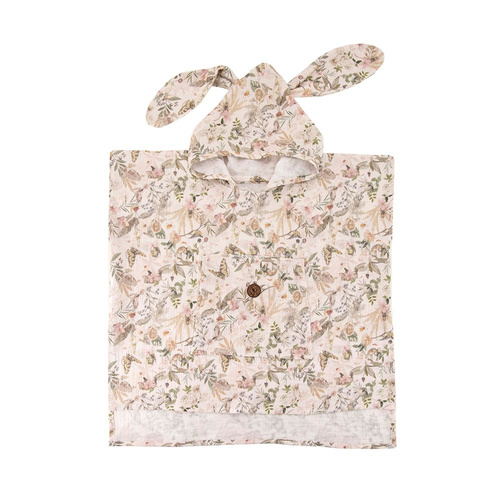 Best Memories Poncho de înot pentru copii cu glugă din muselină | 100% bumbac – cu uscare rapidă