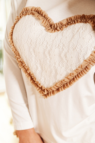 Roti Set pijama pentru femei Kalimo - ecru