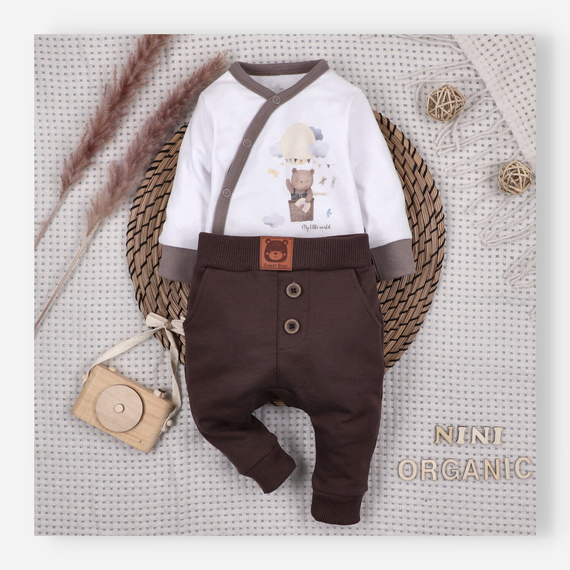 Body Nini Balloon Friends 100% cotone biologico, prodotto in Polonia