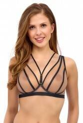 2505 Lupoline sutien bralette moale negru bej
