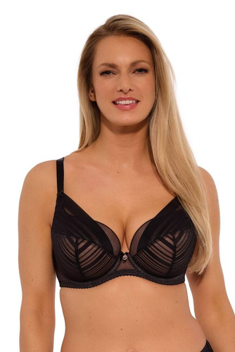 BS 1272 Johanne Full Cup Stiff Bra by Gaia - Negru