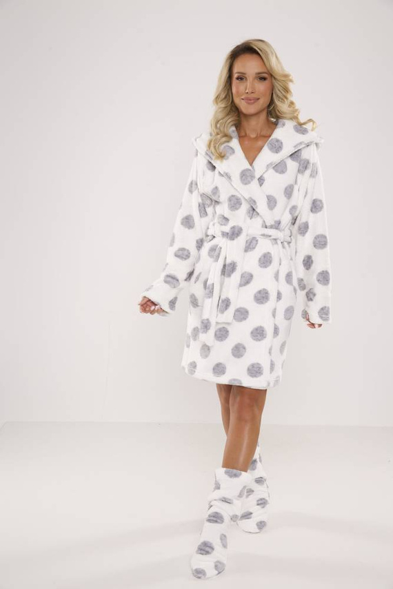 323 Dots Forex halat - ecru