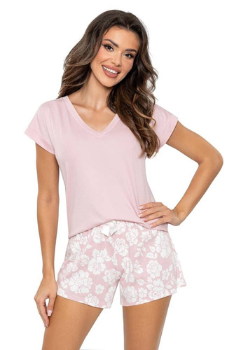 Pijamale dama Rosalia Short Donna - roz