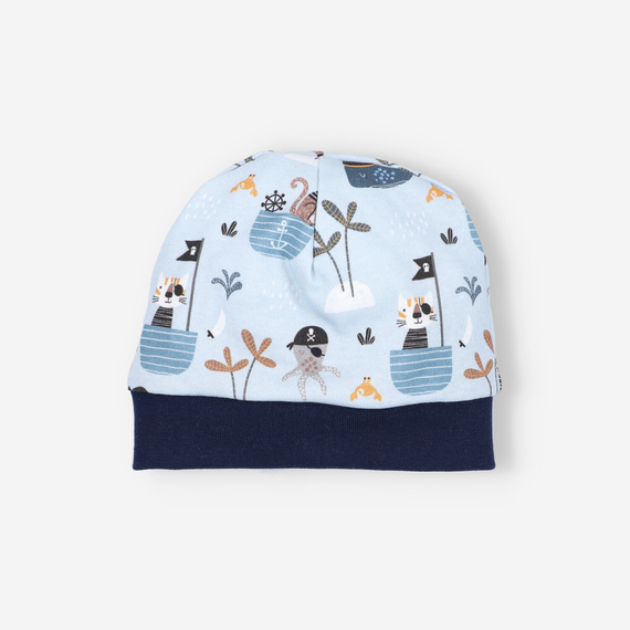 ABK-0041/LOD Set Piraci Baby din bumbac organic Nini, bleumarin