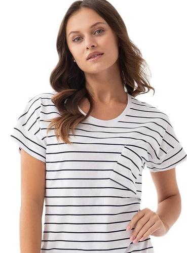 Cămașă de noapte 206 Luna - bleumarin