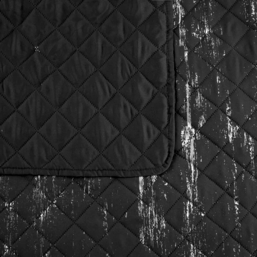 Blink 1 cuvertură de pat decorativă Design91 negru/argintiu