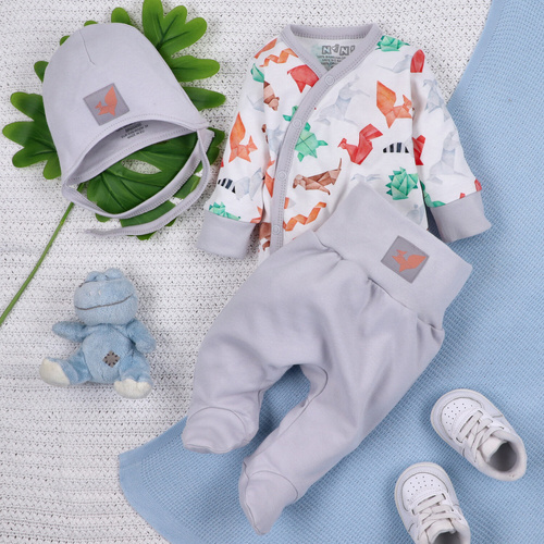 ABN-5381 Fun Origami Corp plic din bumbac organic imprimeu Nini