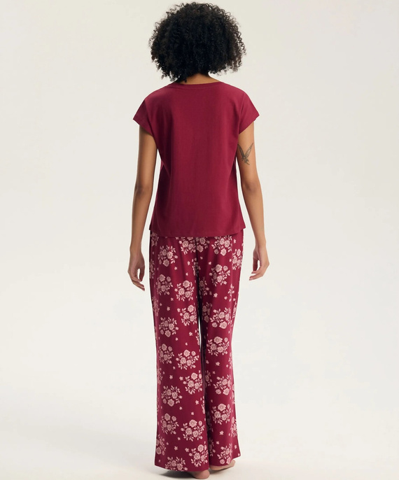 Henderson Greta 45405 Pijamale damă 100% bumbac dantelă pantaloni lungi