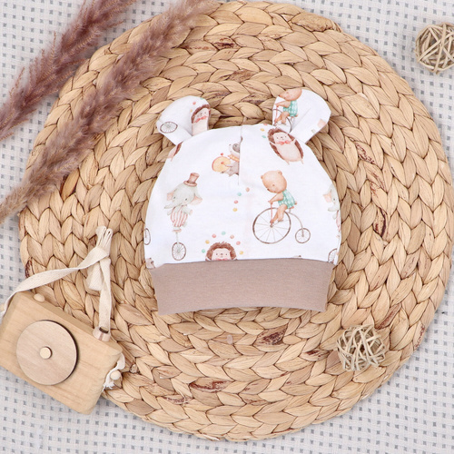 ABK-0049 Set bebeluș Circus Nini din bumbac organic, 4 piese