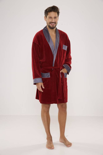 772 Bonjour halat de baie forex pentru bărbați - maro