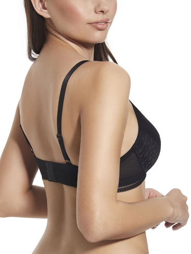 Sutien Martina Black – sutien căptușit cu sârmă și cupe Selene