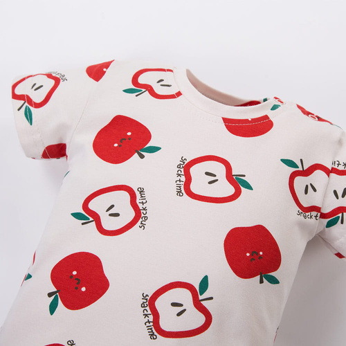 Tricou copii Eevi Snack Time bumbac elastic confort