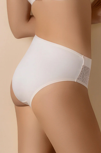 MARA 3138 Selene Chiloți roz roz cu talie înaltă, dantelă, modelatori de siluetă