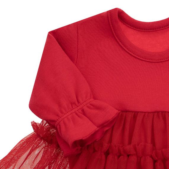 163158 Rochie-body „Magia Crăciunului” Nicol - roșu