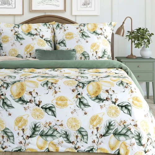 Eurofirany SPRING 91 lenjerie pat 100% bumbac satinat Oeko-Tex