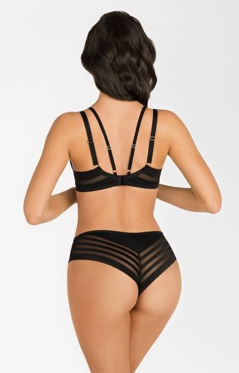 K 812 Yoko Sutien de damă chiloți Gorsenia - negru