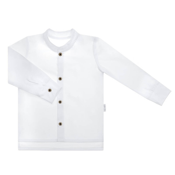 169512 Bluză băiat cu mâneci lungi „Magic of Christmas” Nicol - albă