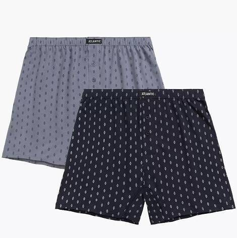 2MBX-057 Boxer bărbați Atlantic - bleumarin-gri