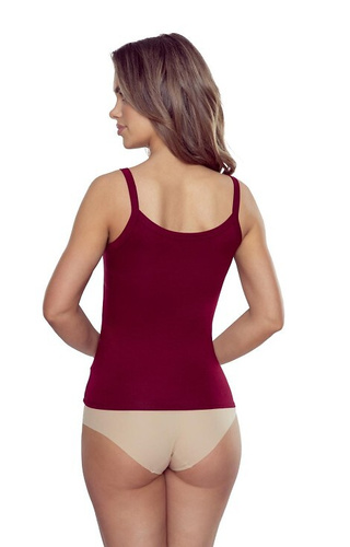 Tricou dama Lucita Bluza sport casual cu vascoza - visiniu