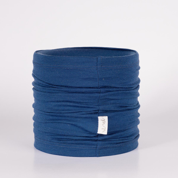 229135 Nicol Fular pentru copii 100% Merino, culoare albastru marin